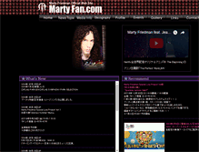 Tablet Screenshot of martyfan.com